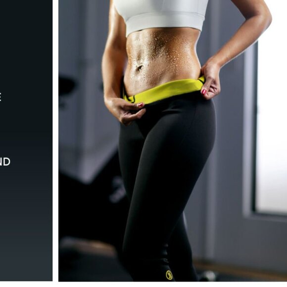 SOLD Hot Shapers Capri Pants – Women’s Thermal Exercise Compression Leggings Siz - Picture 2 of 9